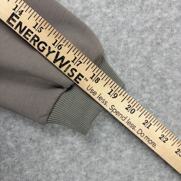 Fashion Quarter Zip Pullover Womens S Tan Sweatshirt Plain Minimalist Casual NWT - Picture 5 of 10